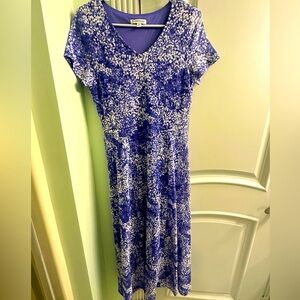 NEW Blue Floral Women Dress